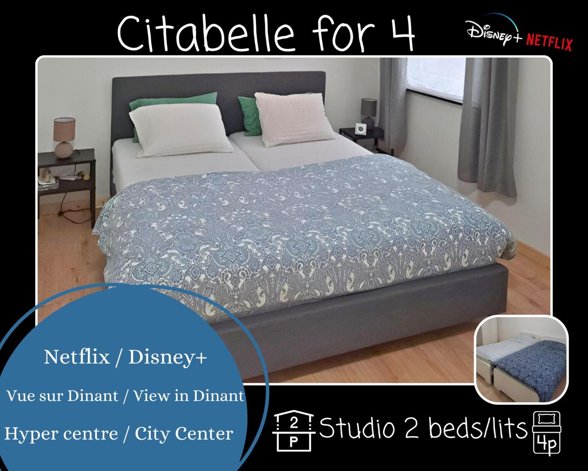 O Reflets - Citabelle For 4 - Studio 2 Rooms View "Citadelle" Dinant Extérieur photo